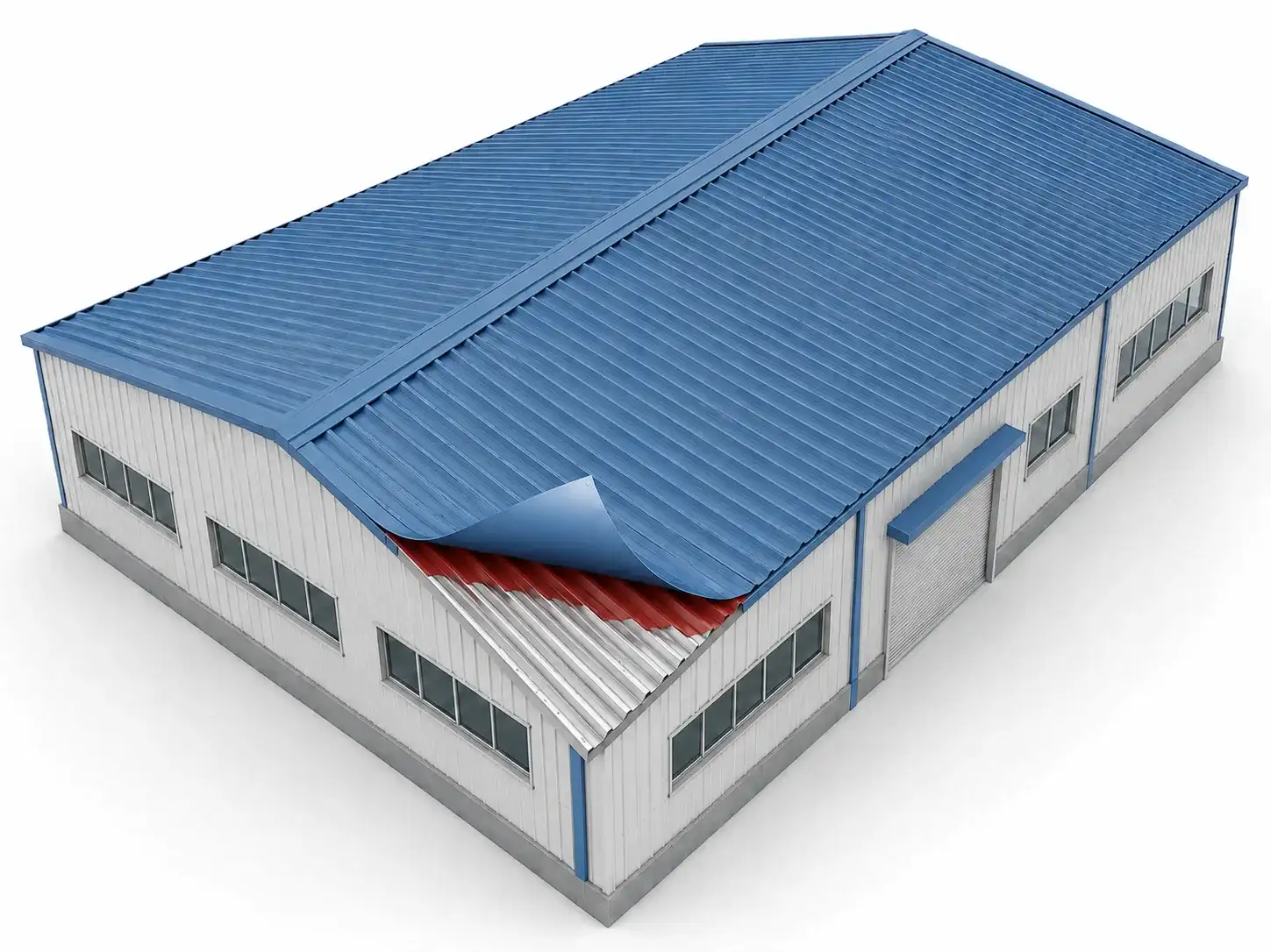Color steel roof and container anti-corrosion protection system overview