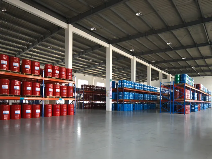 BW Polyurea finished goods warehouse for organized coating product storage and supply