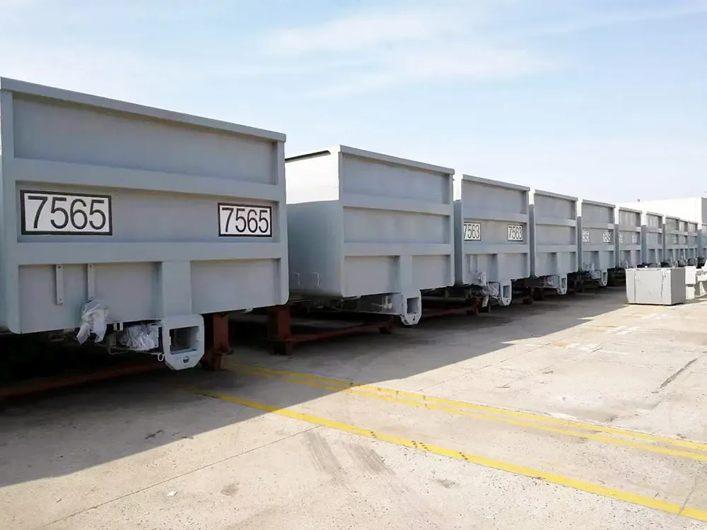 Polyurea coated mining truck bed for wear protection