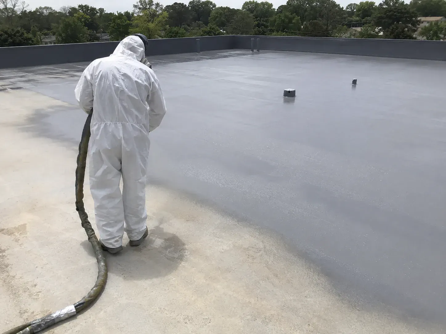 Spray polyurea application guide for roof waterproofing construction